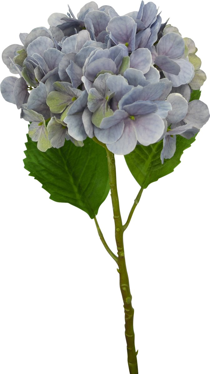 Kunstbloemen - Nepbloemen - Hortensia Deluxe - Zijde - Lila - 57 cm