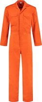 Overall polyester/katoen oranje maat 70