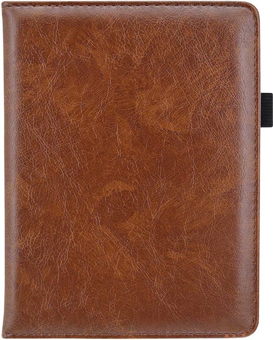 iMoshion Ereader Cover / Hoesje Geschikt voor Kobo Aura H2O Edition 2 - iMoshion Luxe Effen Bookcase - Bruin