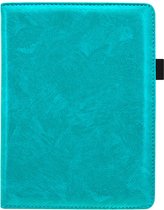 iMoshion Ereader Cover / Hoesje Geschikt voor Kobo Aura H2O Edition 2 - iMoshion Luxe Effen Bookcase - Turquoise / Turquoise