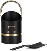ash bucket with lid - asemmer met deksel