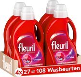 Fleuril Renew Color - Vloeibaar Wasmiddel - Voordeelverpakking - 4x27 Wasbeurten