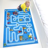 Bumba Rug Kids Room - Tapis Kids Room - Pour Garçons et Filles - Kids Rug Bumba - Tapis de jeu/Tapis de jeu - 90 x 130 cm - Blauw
