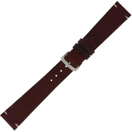 Bracelet de montre Morellato - Bracelet de montre Morellato X5278 Vintage - Cuir - Rouge - Bande passante 20,00 mm