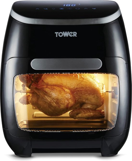 Digitale Airfryer Xpress Pro - Vetvrij & Olievrij - Hetelucht Friteuse 11L - 2000W - Oven met Snelle Luchtcirculatie - Timer - Zwart