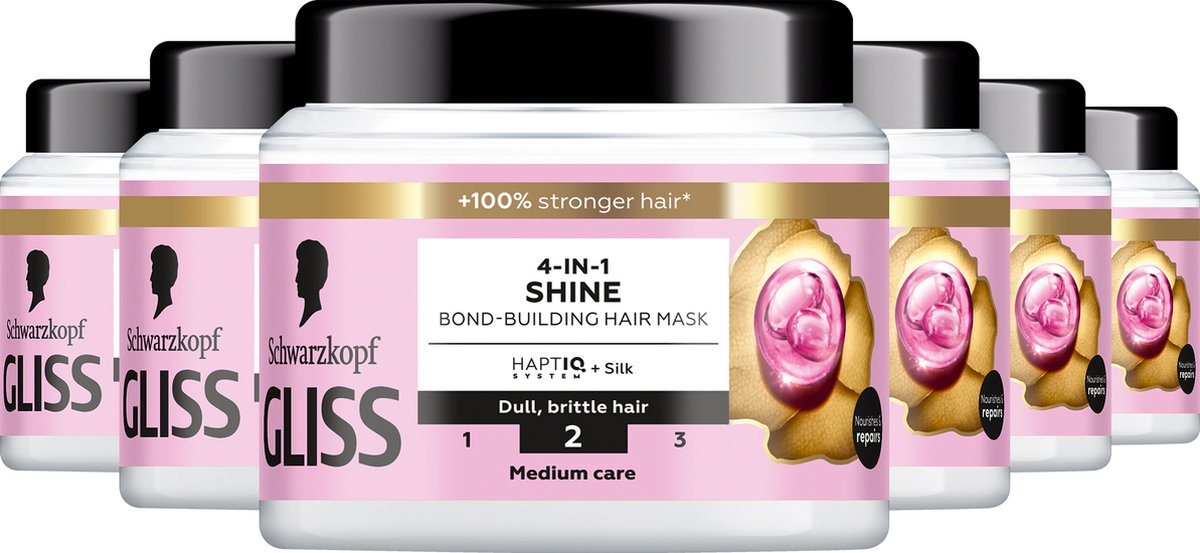 Schwarzkopf - Gliss - Liquid Silk - Masker - 6x 400ml - voordeelverpakking