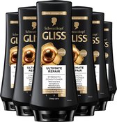 Gliss - Ultimate Repair - Conditioner - Haarverzorging - Voordeelverpakking - 6x 200 ml