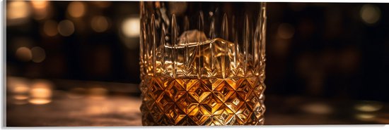 Acrylglas - Whisky - Bar - Alcohol - 60x20 cm Foto op Acrylglas (Met Ophangsysteem)