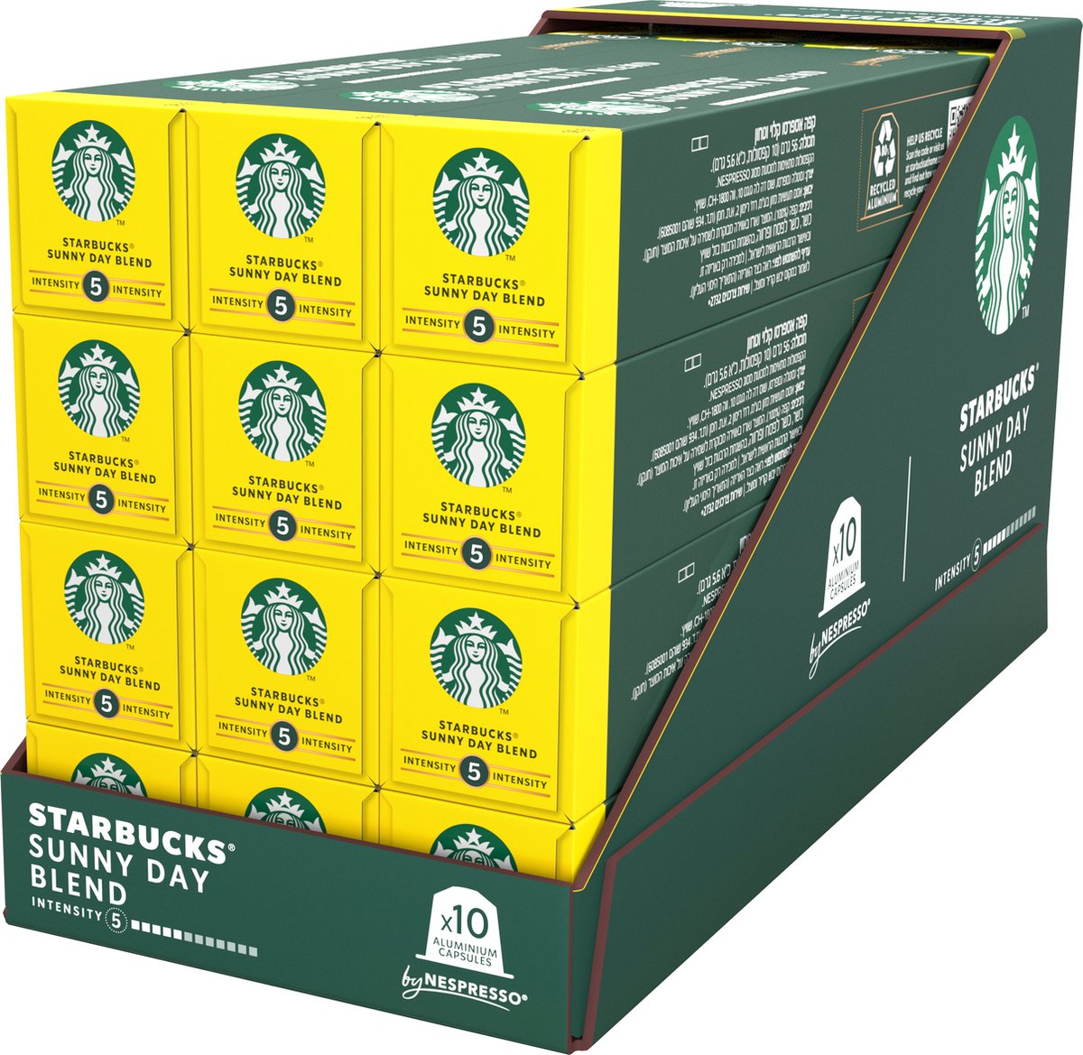 Starbucks by Nespresso Sunny Day Blend capsules - 12 doosjes à 10 koffiecups