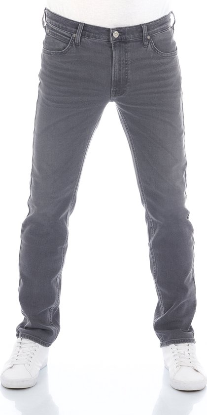 Lee Heren Jeans Broeken Daren Zip Fly regular/straight Fit Grijs 30W / 34L Volwassenen Denim Jeansbroek