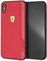 Ferrari On-Track Rubber Soft Back Case - Geschikt voor Apple iPhone XS Max (6.5") - Rood