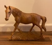 Handgemaakt houten paard - Suar hout - Groot