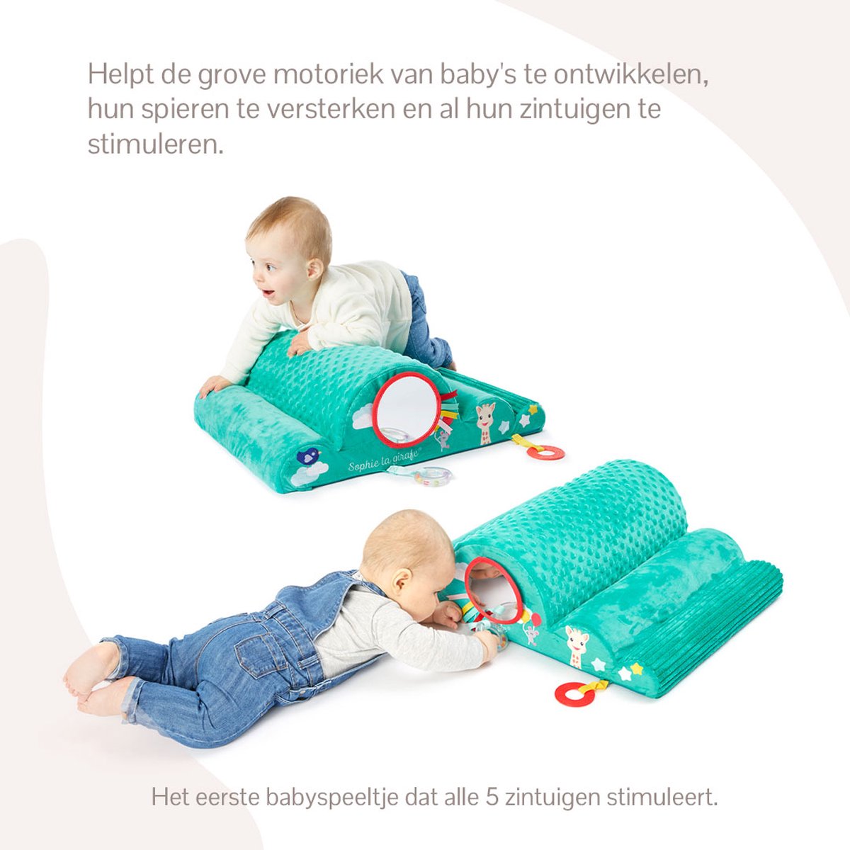 Sophie de Giraf Activity Cloud - Babyspeelgoed - Ontwikkeling en stimulatie voor baby's - Antislip - Vanaf 6 maanden - Meerkleurig — afbeelding 3