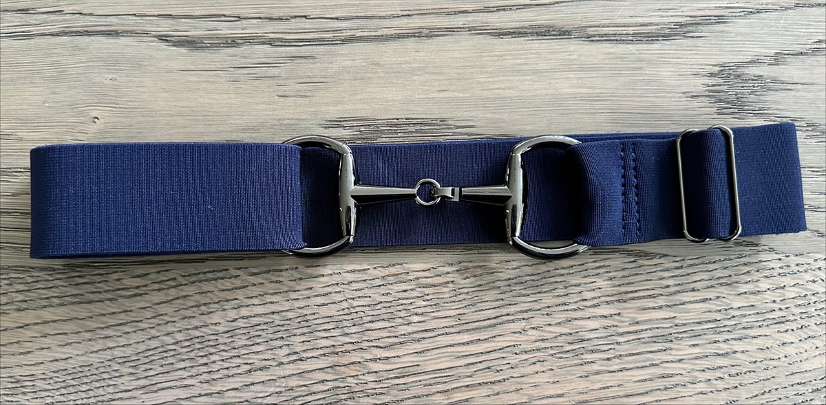 Paardrijriem - Navy - Zwart - Trensriem - Paardrij Riem - Paardrijden - Riemen