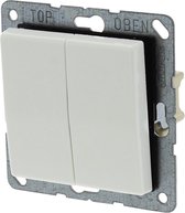 Interrupteur à bascule / bascule Jung AS500 - Encastré - Blanc polaire