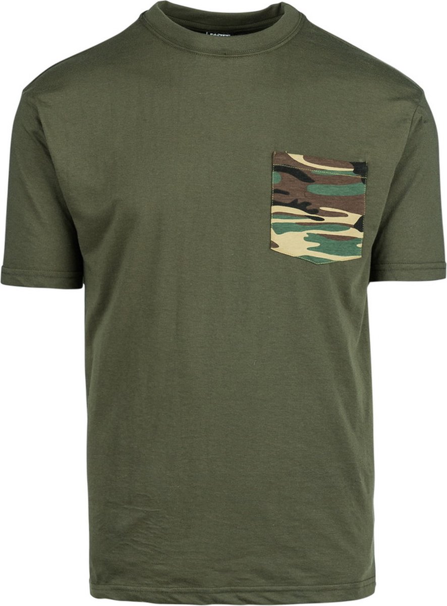 Fostex T-shirt camo pocket Groen