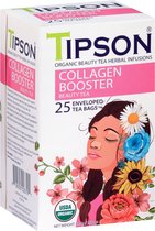 Tipson Organic Beauty COLLAGEN BOOSTER groene thee in zakjes 25 x 1,5 g