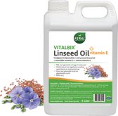 Vitalbix Lijnzaadolie + Vitamine E 5 Liter