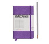 LEUCHTTURM1917 - 2 stuk - Notebooks - Hardcover - Small-Pocket- Klein- A6 - Lined - Lila