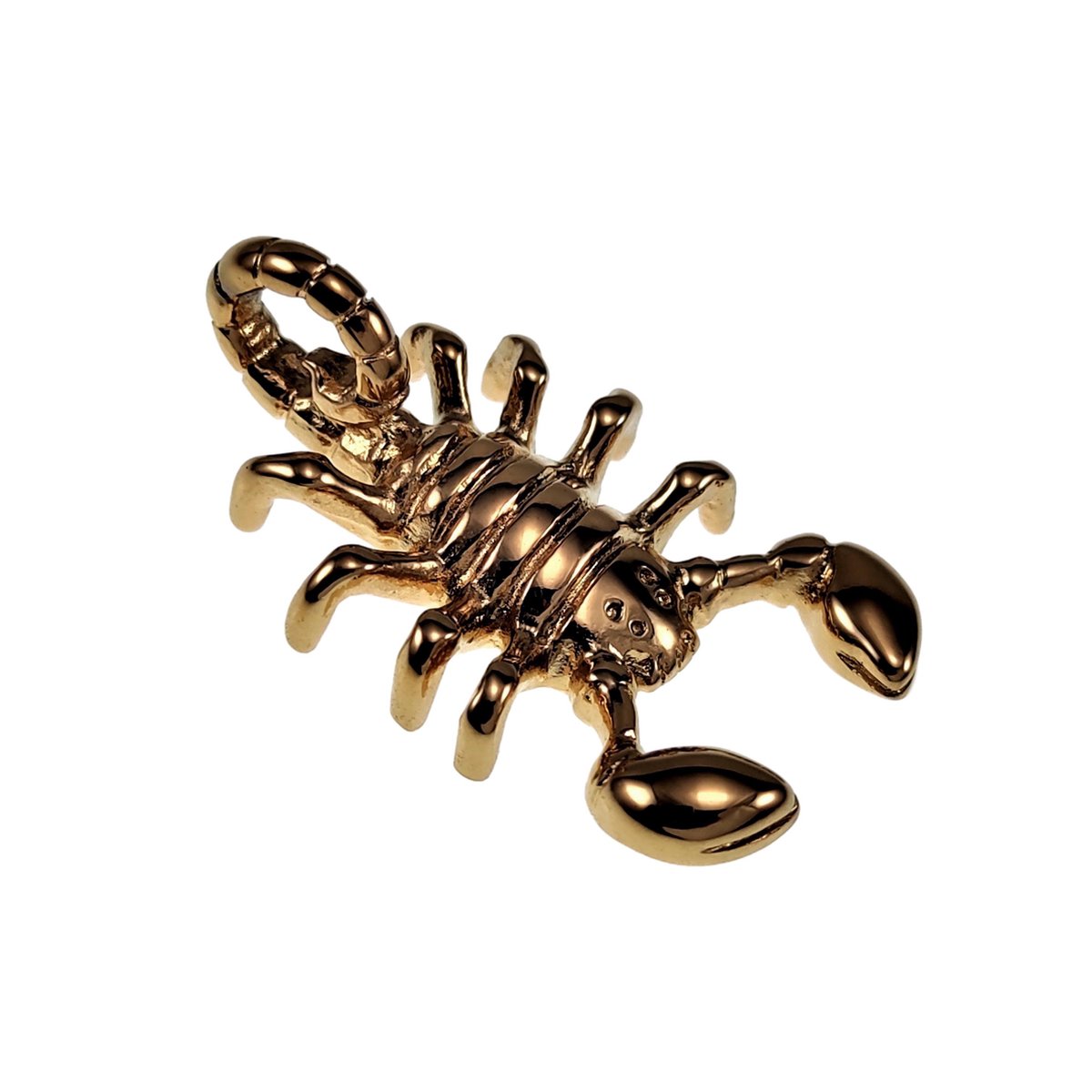 40mm x 21mm Schorpioen Hanger Unisex - Verguld RVS - Sterrenbeeld Dames - Heren
