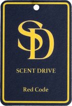 ScentDrive Autoparfum - Red Code - Geurverfrisser - Auto luchtverfrisser - Auto luchtje - geurhanger - geïnspireerd door Baccarat Rouge 540 van Maison Kurkdjian - 1 stuk