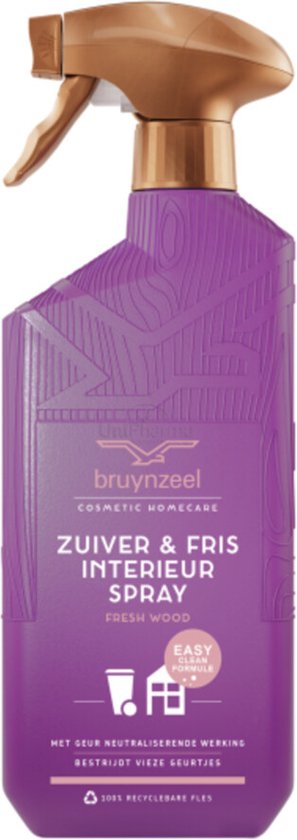 Foto: Bruynzeel zuiver fris interieurspray fresh wood 500 ml