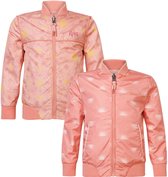 Noppies Girls Jacket Eunice réversible all over print Filles Jacket - Coral Haze - Taille 122