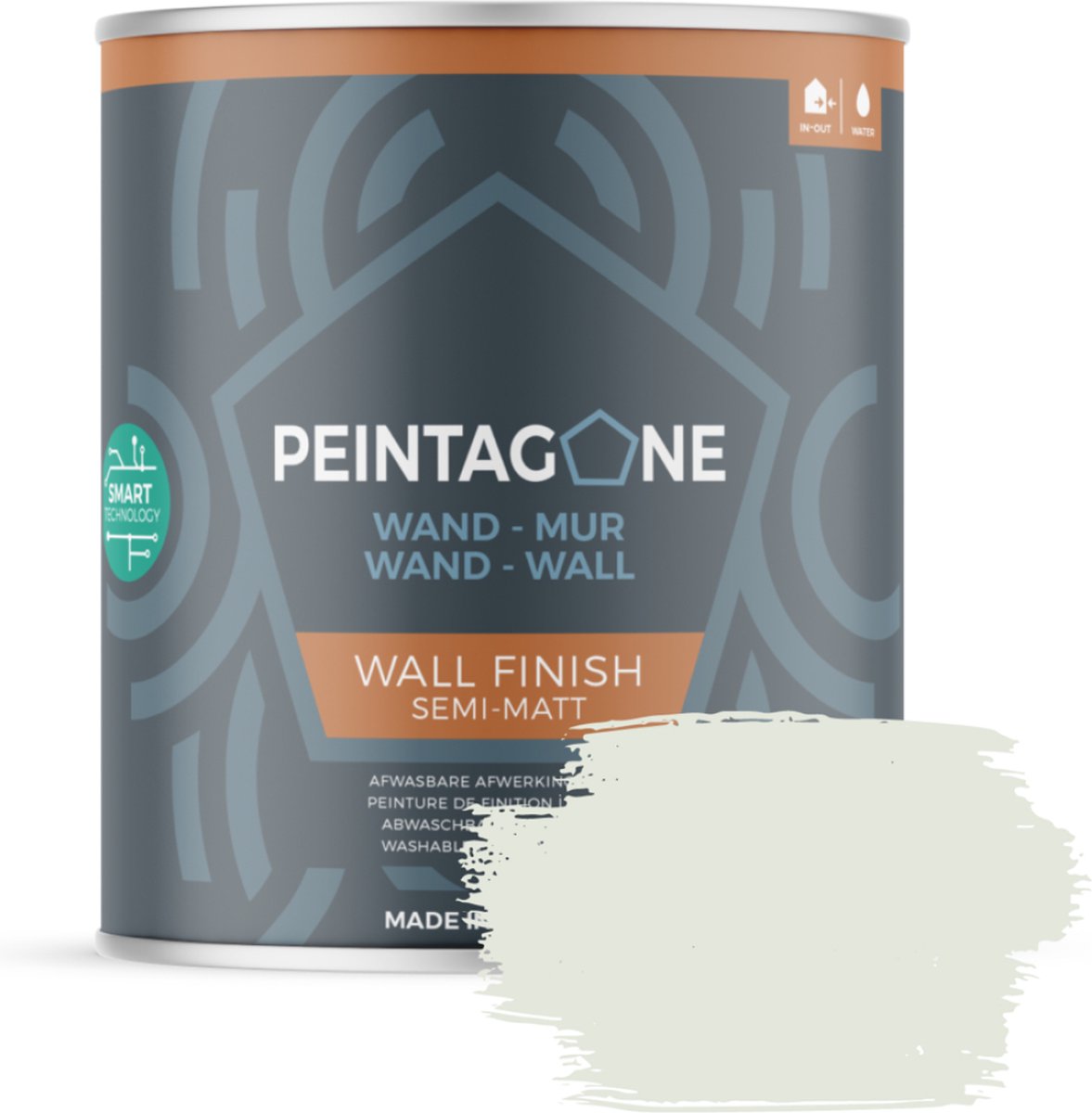 Peintagone - Wall Finish Semi-Mat - 1 liter - PE043 Monday