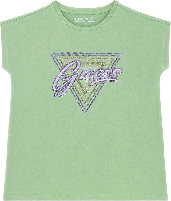 Guess Girls Shirt Groen - Maat 140