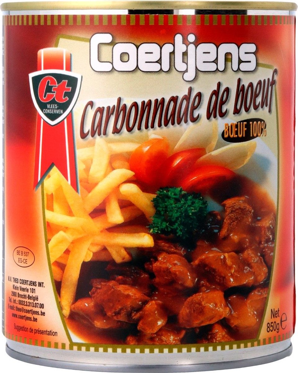 Coertjens Rundstoofvlees 850 gram