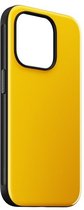 Nomad Sport Case Hoesje Geschikt voor Apple iPhone 15 Pro | Compatibel met MagSafe en Draadloos Opladen | Beschermhoes | Back Cover Schokbestendig | Geel
