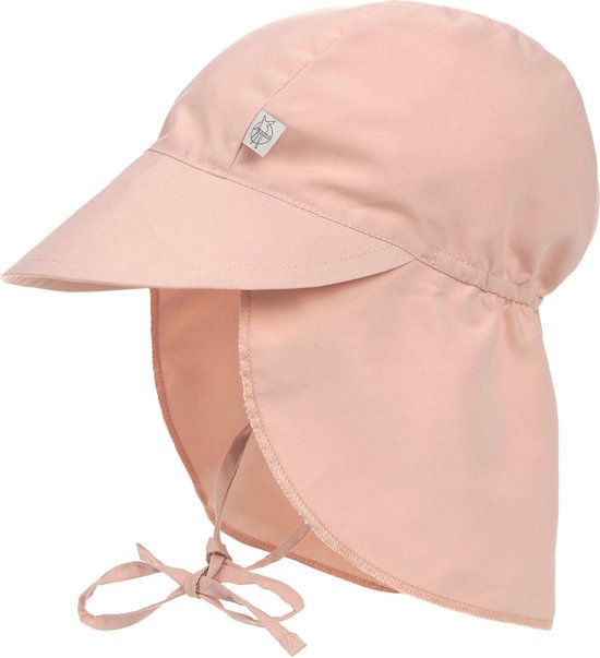 Lässig Splash & Fun Sun Protection Flappy Hat Chapeau de soleil avec protection du cou extra longue rose, 19-36 mois Taille 50/51