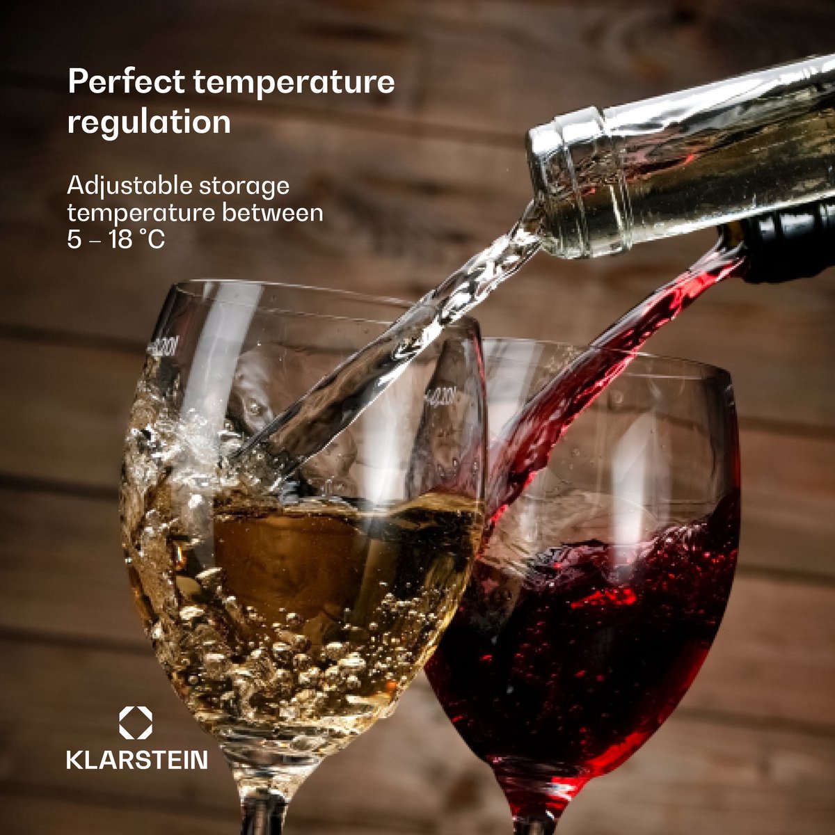Klarstein Shiraz Premium Smart 18 Slim - Wijnkoelkast - afbeelding 3