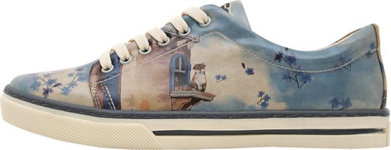 DOGO Cord Dames Sneakers Tabby Cats