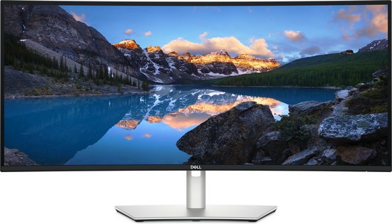 Foto: Dell ultrasharp u3425we led monitor gebogen 34 34 14 zichtbaar 3440 x 1440 uwqhd 120 hz ips 300 cdm 2000 1 5 ms thunderbolt 4 hdmi displayport luidsprekers