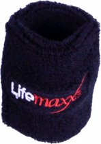 Lifemaxx Zweetband - Zwart