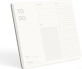 To Do Planner - Tapis de souris Bloc d'écriture - 22x16cm - 50 feuilles de papier écologique - Collées