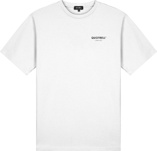 Quotrell - JAIPUR T-SHIRT - WHITE/BLACK - XXL