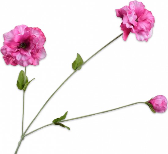 Silk-ka Zijden Kunstbloemen Nep Bloemen Viool Tak Beauty Roze 149284