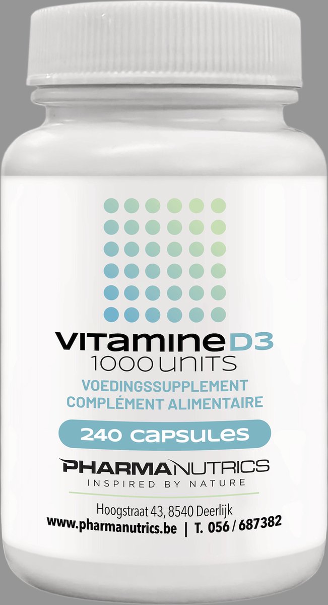 VITAMINE D 1000IU 240 CAPS PHARMANUTRICS