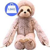 KoopKrachtig - Verzwaringsknuffel - Luiaard - Weighted stuffed animal - Sensorisch speelgoed - 70cm - 1.3KG