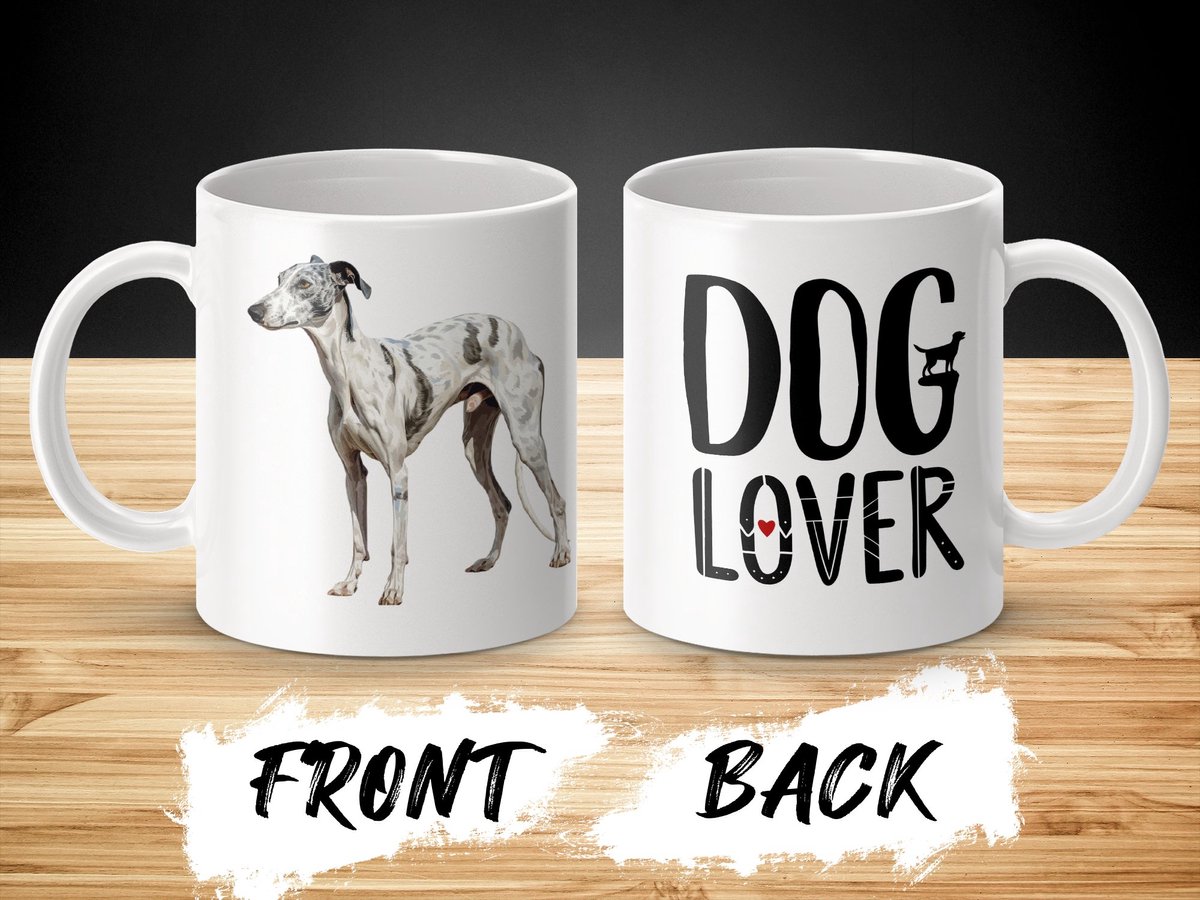 Mok Whippet Dog / hond - dog lover
