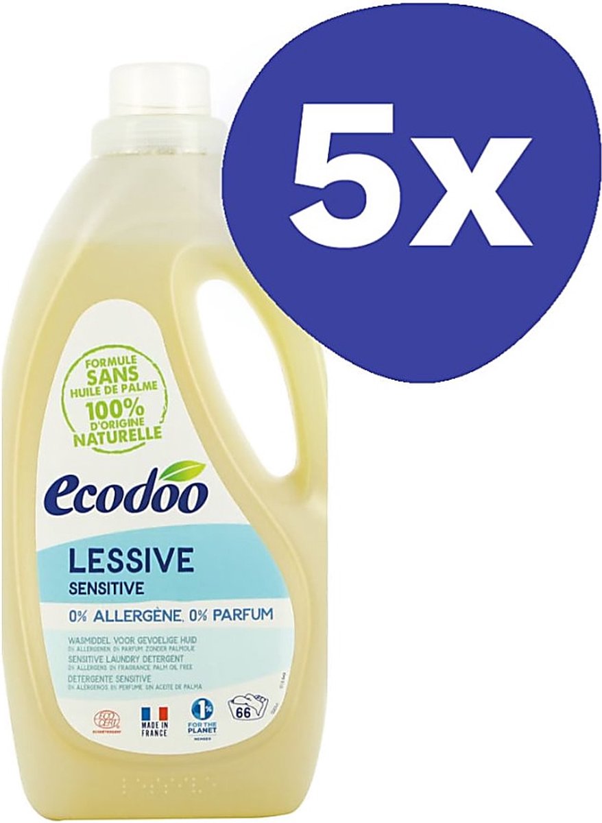 Ecodoo Hypoallergeen Wasmiddel (5x 2L)