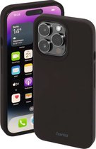 Hama MagCase Finest Feel Pro Cover Hoesje geschikt voor Apple iPhone 14 Pro Max - Compatibel met Magasafe - TPU materiaal - Zijdezacht afwerking - Krasbestendig - Perfecte Pasvorm - Zwart