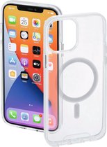 Hama MagCase Safety Cover Hoesje geschikt voor Apple iPhone 12 Pro Max - Compatibel met Magsafe / Draadloos Laden - Krasbestendig - Perfecte Pasvorm - Transparant