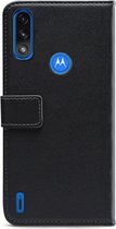 Mobilize Classic Gelly Wallet Telefoonhoesje geschikt voor Motorola Moto E7 Power Hoesje Bookcase Portemonnee - Zwart