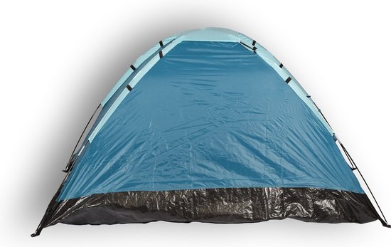 Discountershop Lichtgewicht Koepeltent 2 Persoons - Blauw - Waterdicht - Geschikt voor Kinderen - 200cm x 120cm - Ideaal voor Kamperen & Outdoor van Discountershop — afbeelding 3