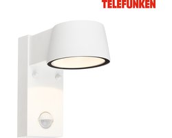 TELEFUNKEN - LED Wandlamp - 323106TF - Bewegingssensor - Schemersensor - 7,5 watt - 30 seconden lichtduur - 16,5 x 9,5 x 15,5 cm - Wit