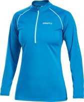 Craft shirt lange mouw Active 1/2 zip galaxy dames hardloopshirt dun - Maat L