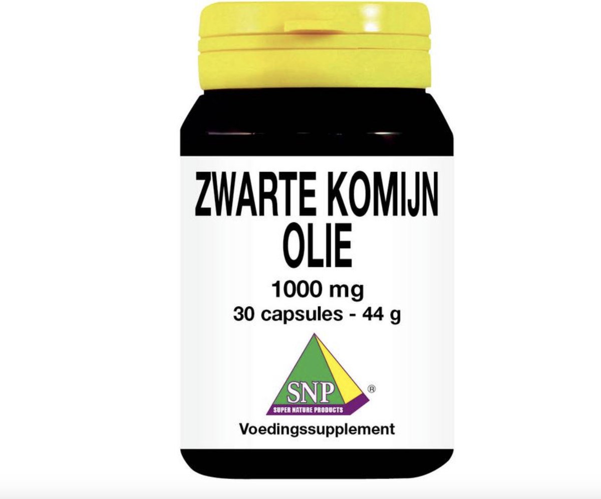 Goedkoopste SNP Zwarte komijn olie 1000 mg 30 softgels